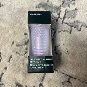 Starbucks Lavender Cold Cup Key Chain